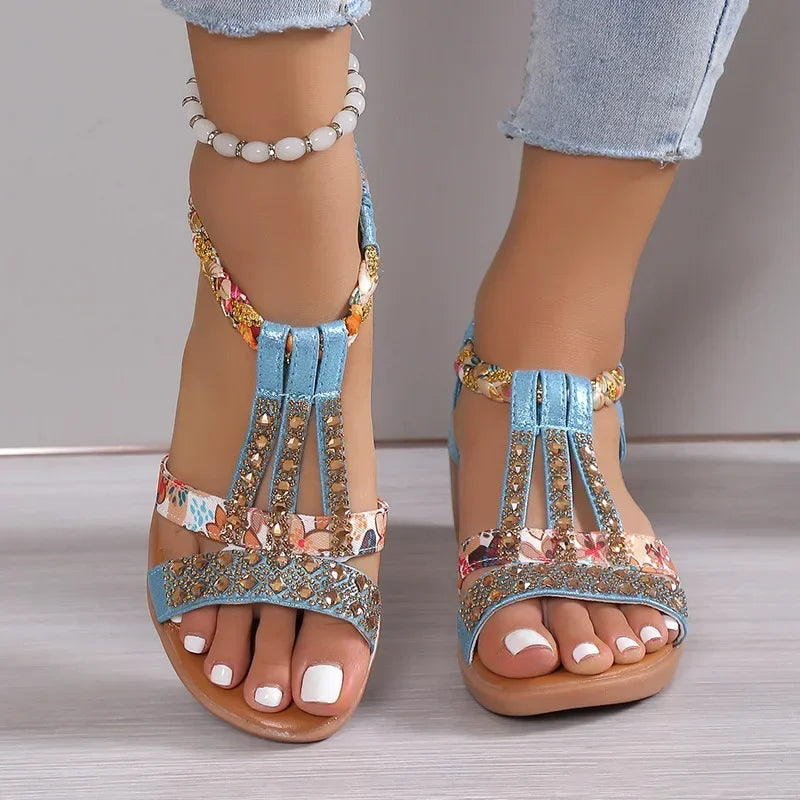 Bohemia Rhinestone Sandal